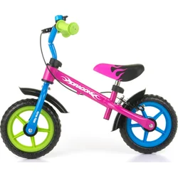 Milly Mally Detský bicykel Dragon s brzdou Multicolor