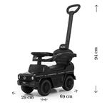 Milly Mally Scooter s vodiacou tyčou MERCEDES G350d čierna