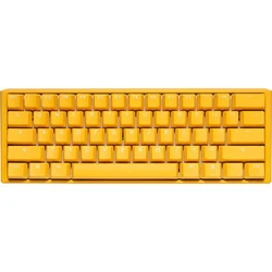 Mini herná klávesnica Ducky One 3 Yellow, RGB LED - MX-Red (USA)