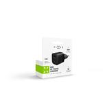 Mini sieťová nabíjačka FIXED s výstupom USB-C a podporou PD, 25 W, čierna