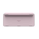 Minimalistická bezdrôtová podsvietená klávesnica Logitech MX Keys Mini, ružová - US INTL