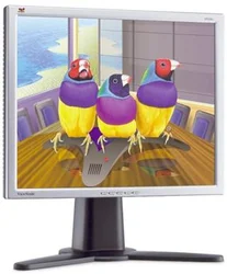 MO ViewSonic 19" LCD VP191s TCO95 Pivot 2xD-Sub DVI-D Silver