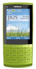 Mobilní telefon Nokia X3-02,5 (Touch and Type) Green