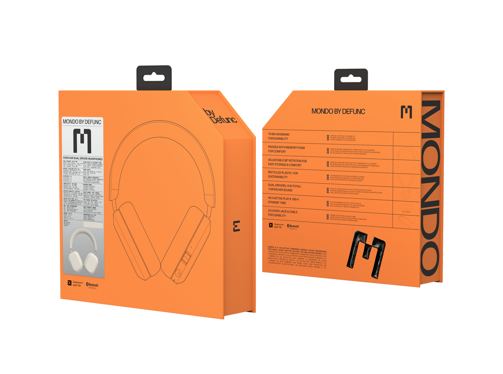 MONDO Over-Ear Headphones (Greige)