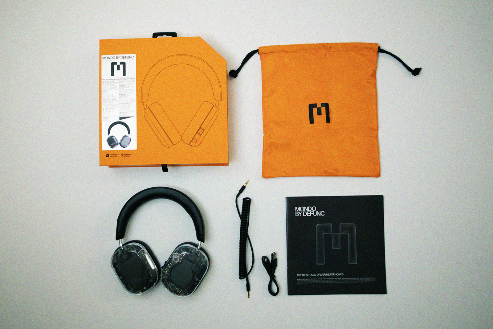 MONDO Over-Ear Headphones (Transparent)