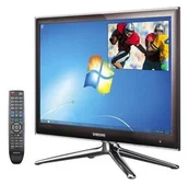 Monitor s TV Samsung FX2490HD 24" LED 16:9, 1920x1080, DVB-T/C tuner, VGA, DVI, HDMI, 5ms, lesklá černá