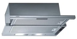 MORA OT 610 X, Odsavač par výsuvný model, nerez, dva kovové filtry proti mastnotám, šířka 60 cm, horní odtah, 