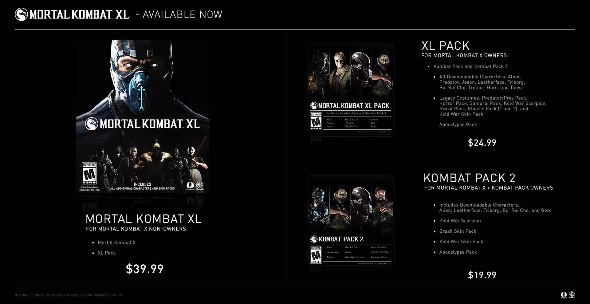 Mortal Kombat XL elektronická licence