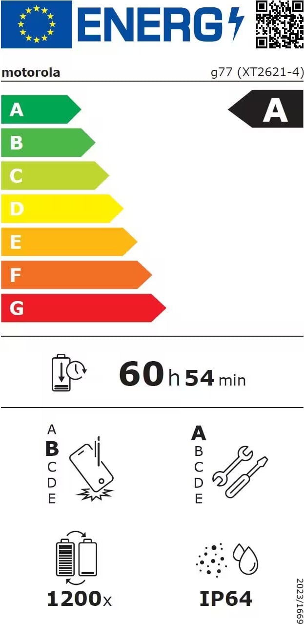 Motorola Moto G77 5G 8+256 GB PANTONE Shaded Spruce