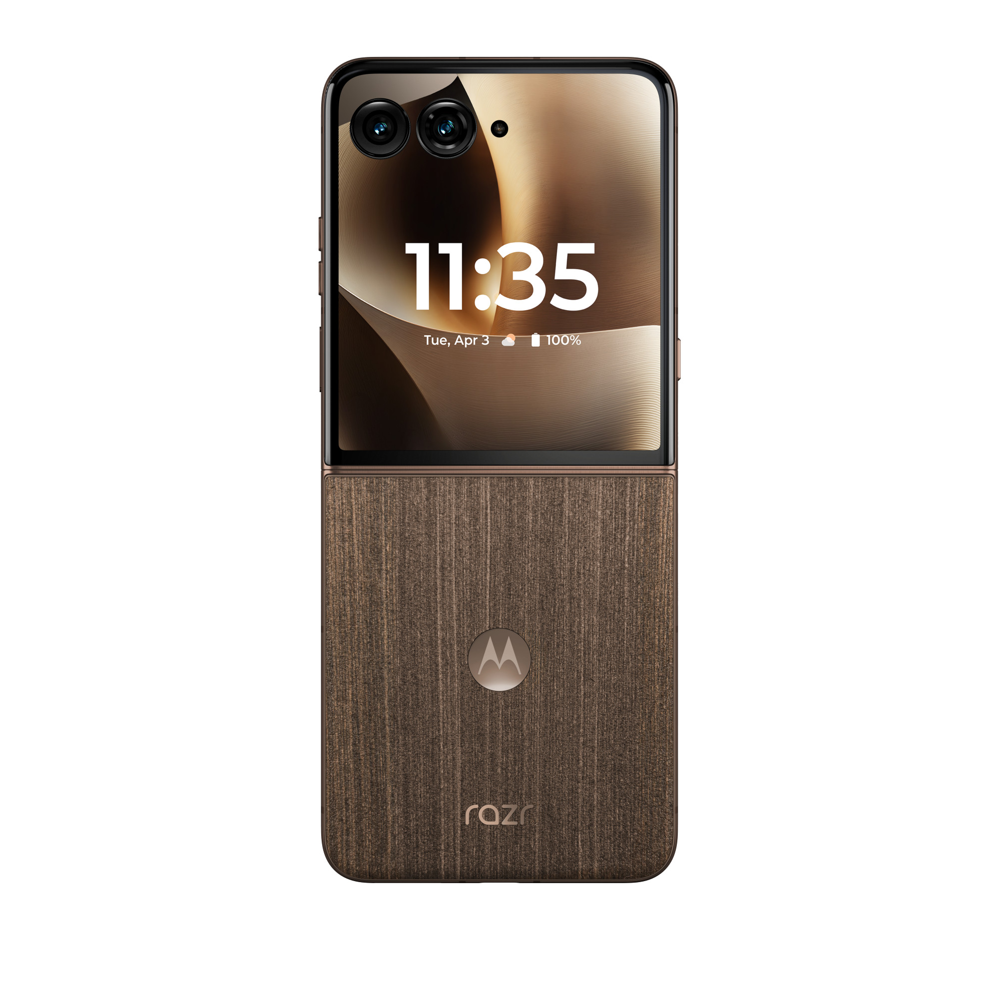 Motorola Razr 70 Ultra PANTONE Cocoa (Wood)