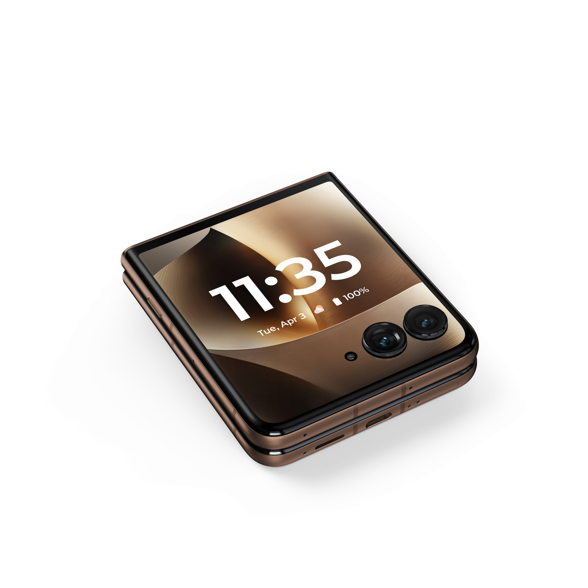 Motorola Razr 70 Ultra PANTONE Cocoa (Wood)