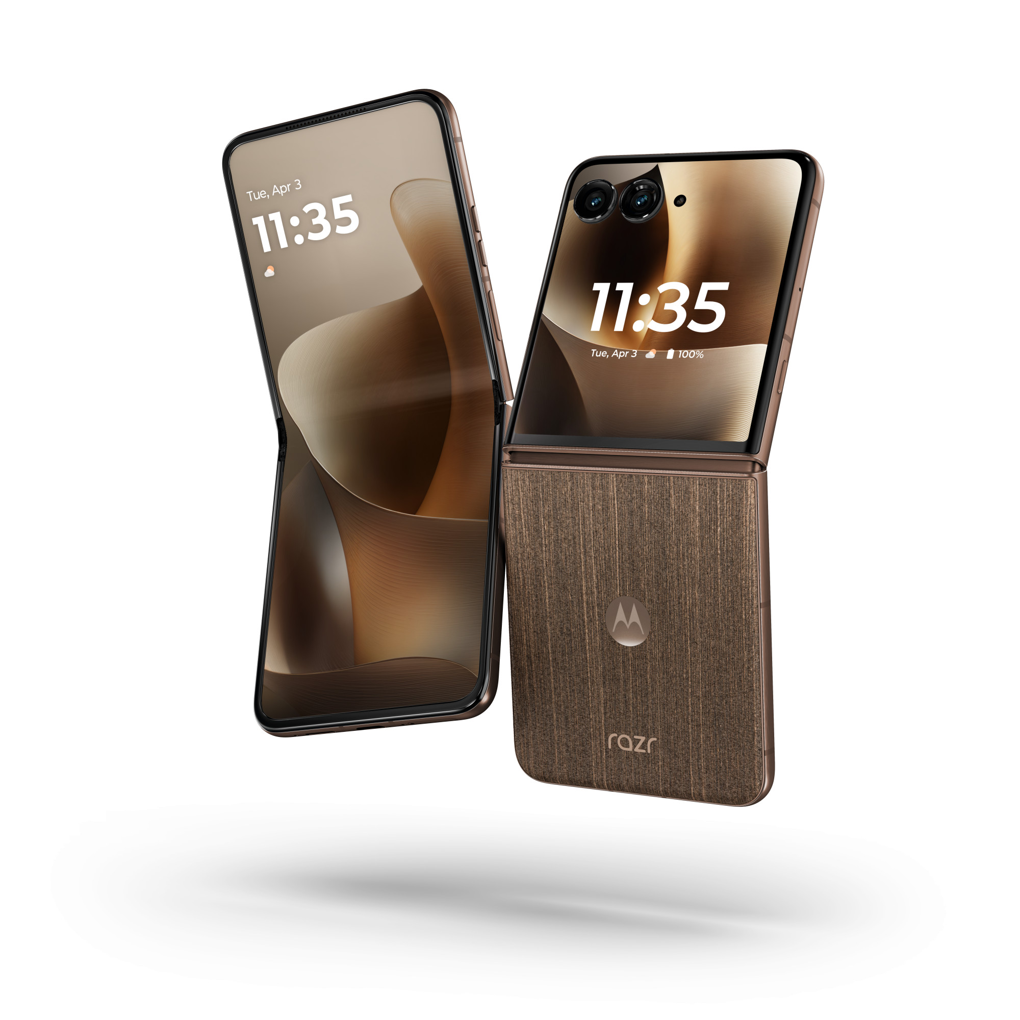 Motorola Razr 70 Ultra PANTONE Cocoa (Wood)