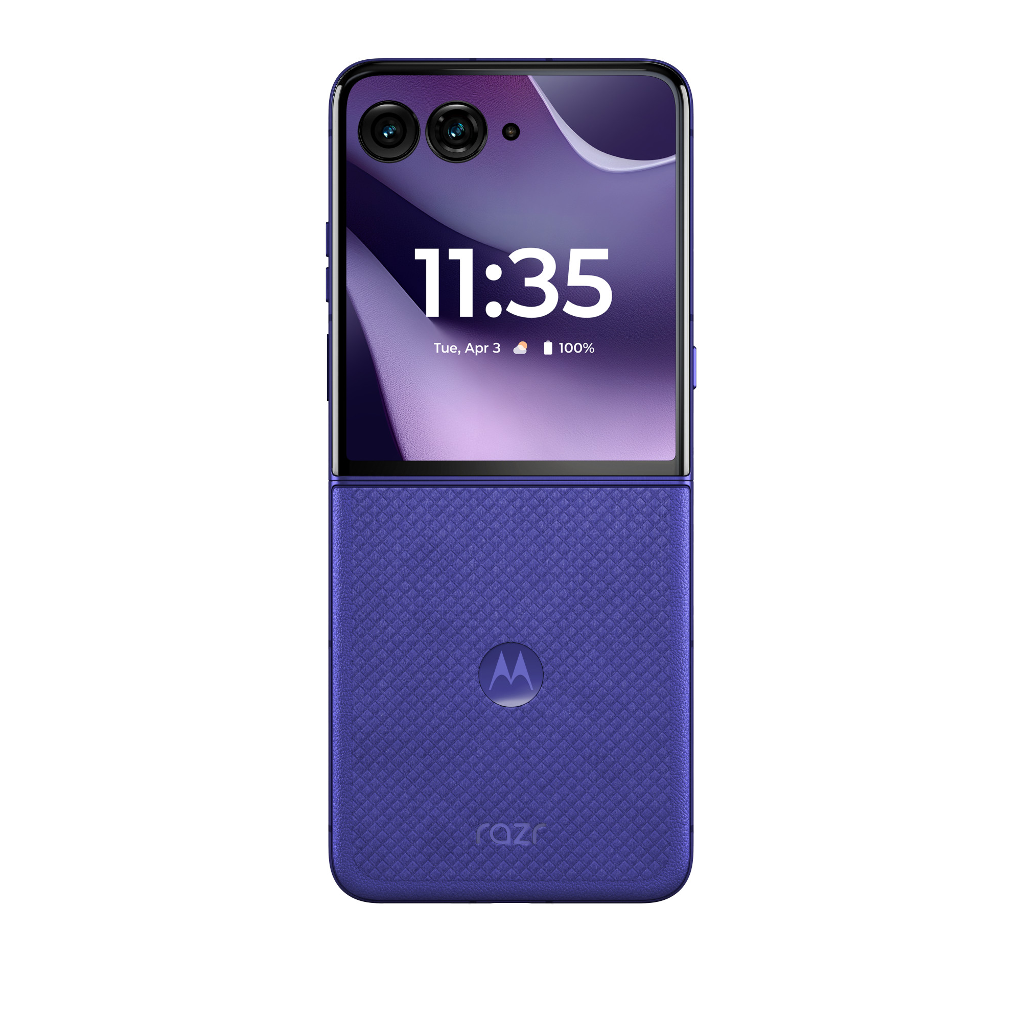 Motorola Razr 70 Ultra PANTONE Orient Blue (Alcantara)
