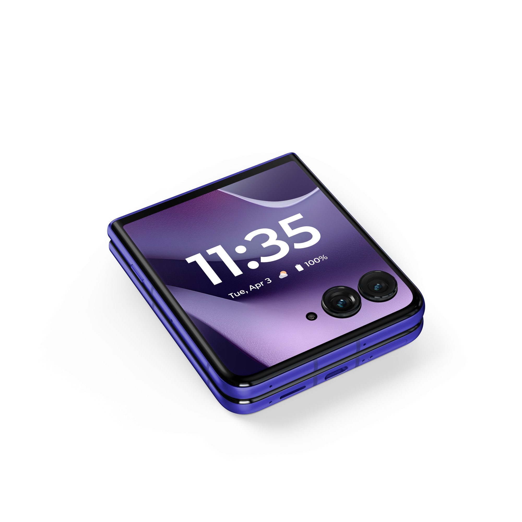 Motorola Razr 70 Ultra PANTONE Orient Blue (Alcantara)