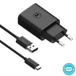 Motorola SJMC202 TurboPower 20W + 1m USB-A/USB-C kábel čierna