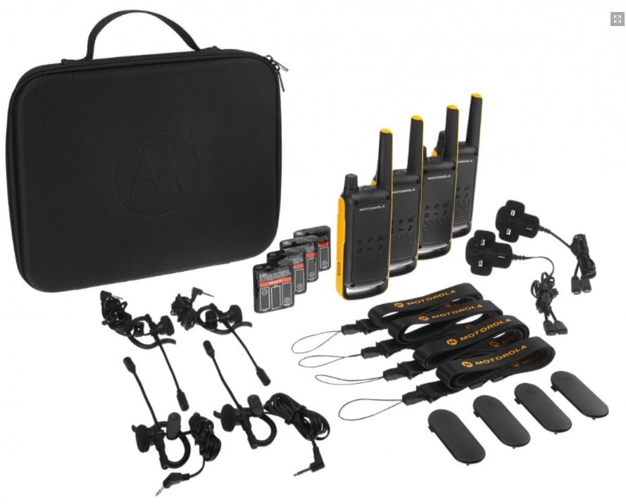 MOTOROLA Talkabout T82 Extreme, Quadpack, žltá / čierna B8P00810YDEMAQ