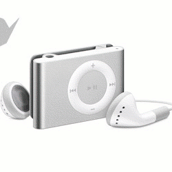 MP3 APPLE iPod Shuffle 1GB 2nd Gen. ORANGE-CLAM