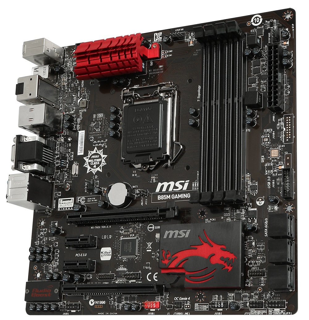 Msi b85m e33 подключение