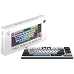 MSI FORGE GK600 TKL WIRELESS Sky, americké rozloženie