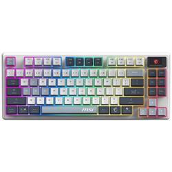 MSI FORGE GK600 TKL WIRELESS Sky, americké rozloženie