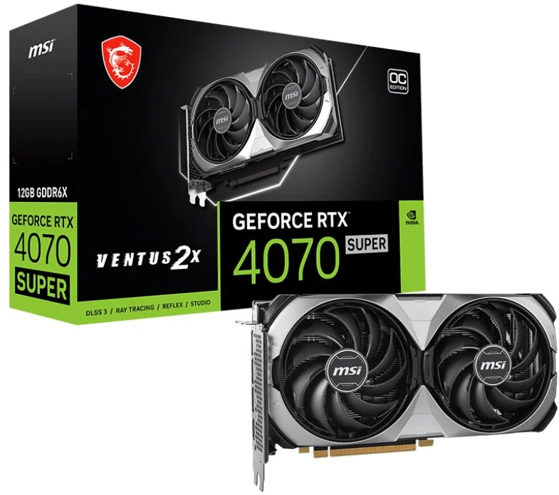 MSI GeForce RTX 4070 SUPER 12G VENTUS 2X OC