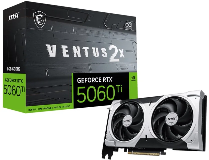 MSI GeForce RTX 5060 Ti 8G VENTUS 2X OC PLUS