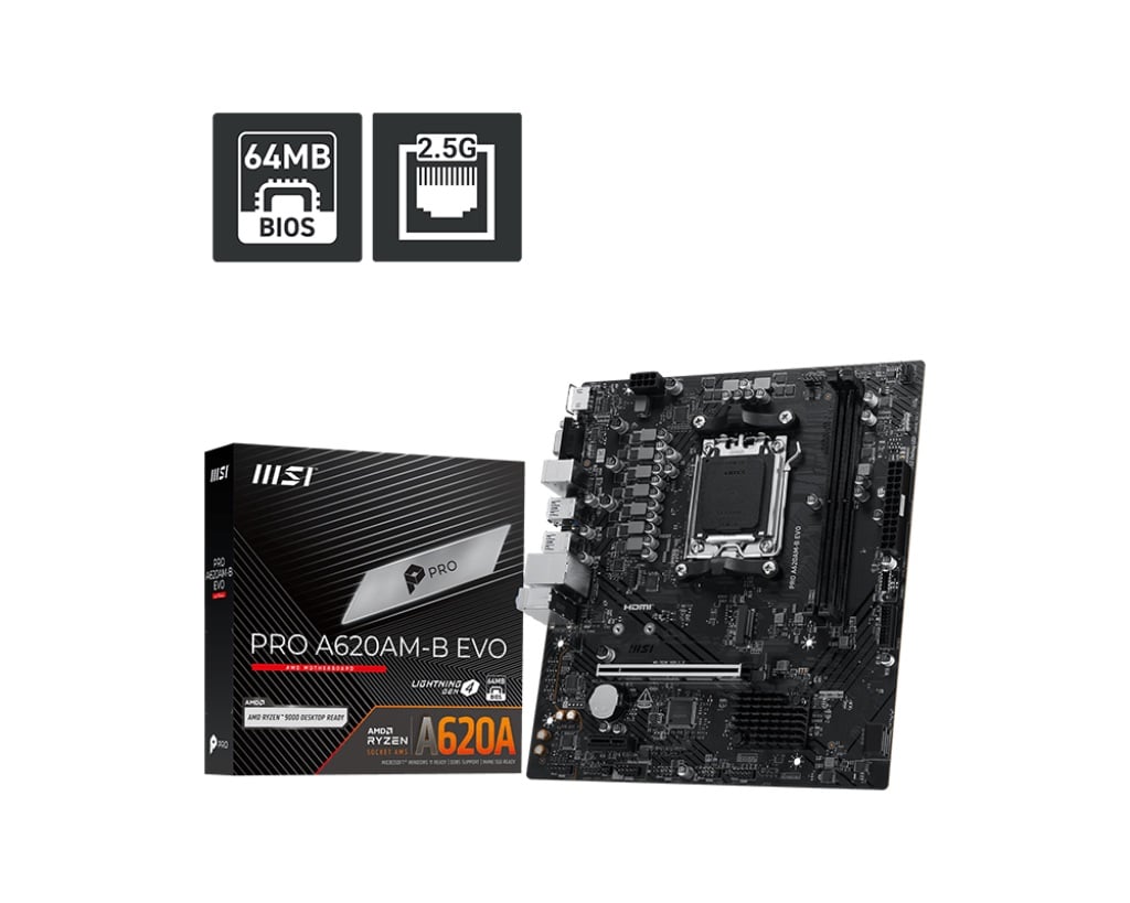 MSI PRO A620AM-B EVO