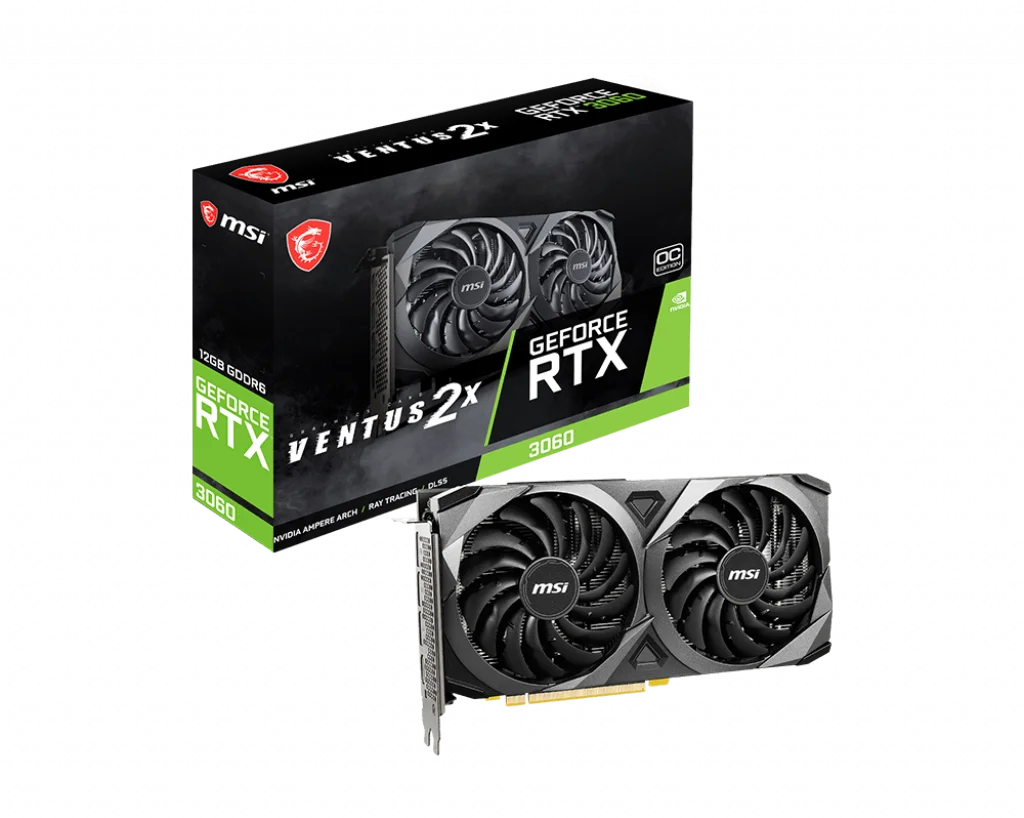 MSI RTX 3060 VENTUS 2X 12G OC LHR