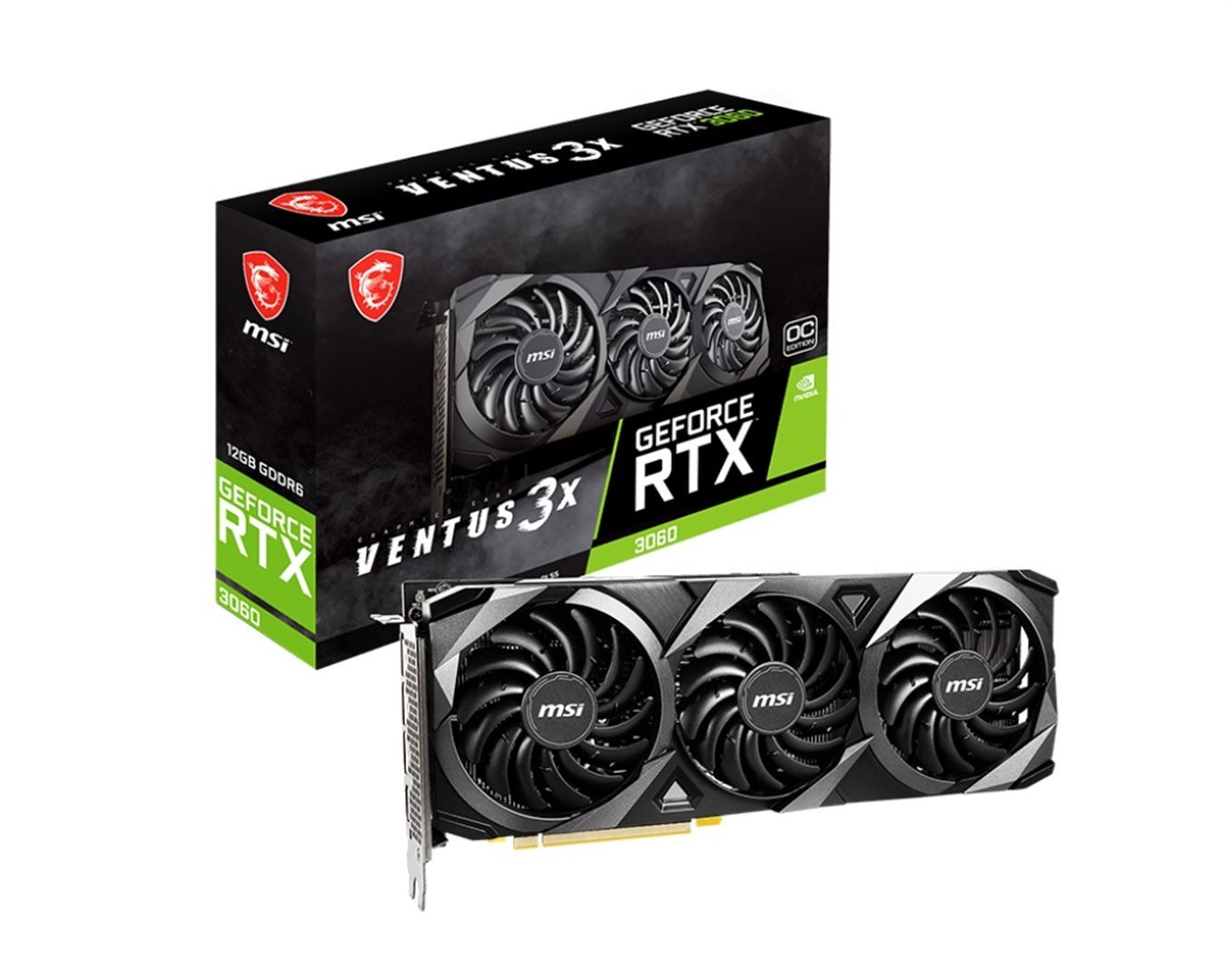 MSI RTX 3060 VENTUS 3X 12G OC