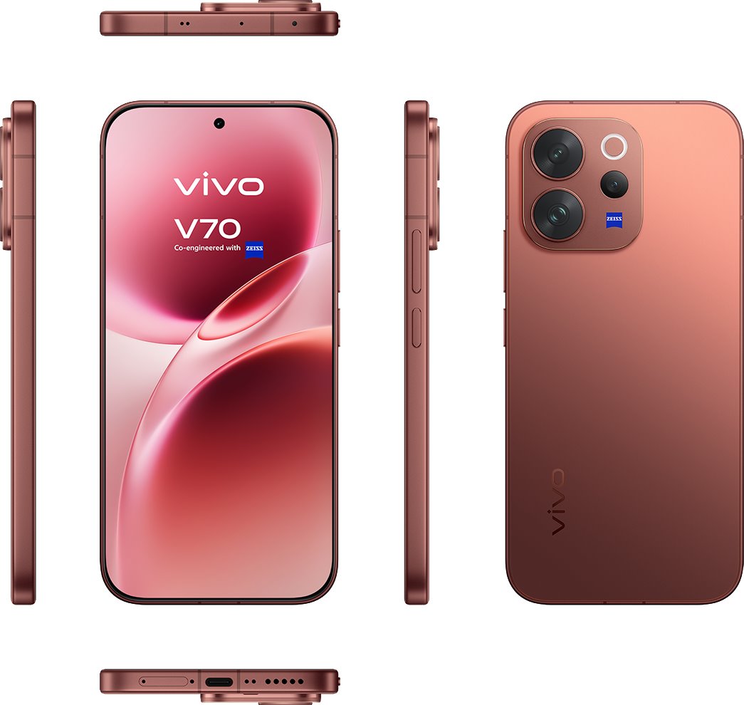 MT Vivo V70 8GB/256GB Sandalwood Brown