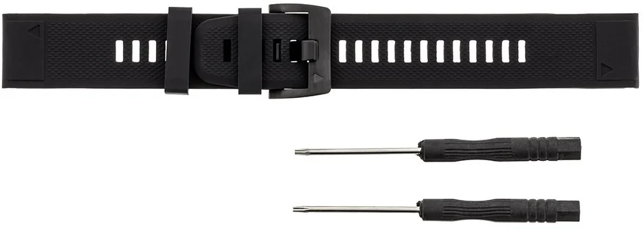 MTP Tactical 426 Silikonový Řemínek pro Garmin Fenix 5/6/7 QuickFit 22mm Black - černý