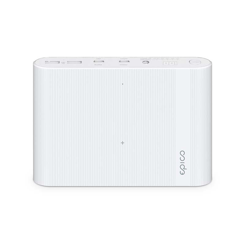 Multifunkčná powerbanka Epico 26800 mAh s podporou PD – biela