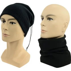Multifunkční šátek 2v1 Fleece, černý