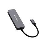 Multiportový rozbočovač Verbatim USB-C Essentials 4 porty
