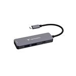 Multiportový rozbočovač Verbatim USB-C Essentials 4 porty