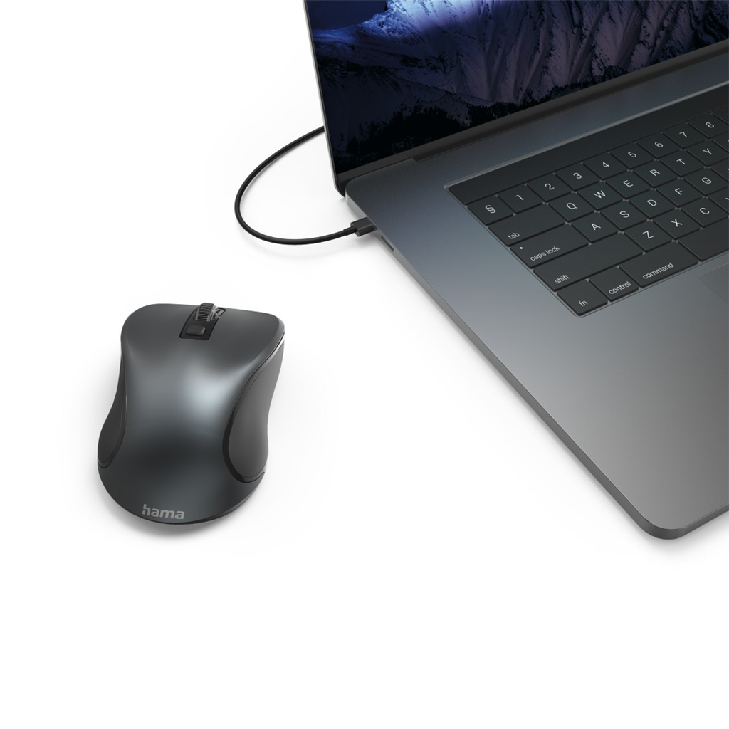 Myš Hama Bluetooth Canosa V2, antracitová, tichá