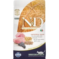 N&D LG CAT Adult Lamb & Blueberry 10kg granule pre mačky
