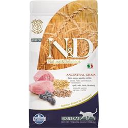 N&D LG CAT Adult Lamb & Blueberry 10kg granule pro kočky