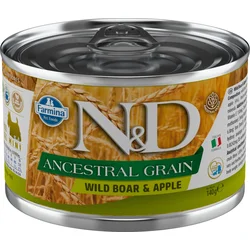 N&D LG DOG Adult Boar & Apple Mini 140g konzerva pro psy
