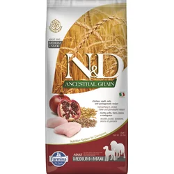 N&D LG DOG Adult M/L Chicken & Pomegranate 12kg granule pre psov