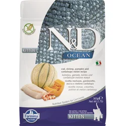 N&D OCEAN CAT Kitten Cod & Shrimp & Pumpkin & Melon 300g granule pro koťata