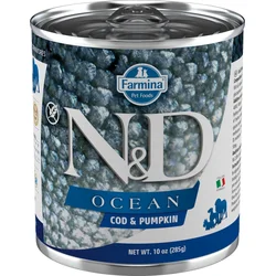 N&D OCEAN DOG Adult Codfish & Pumpkin 285g konzerva pre psy
