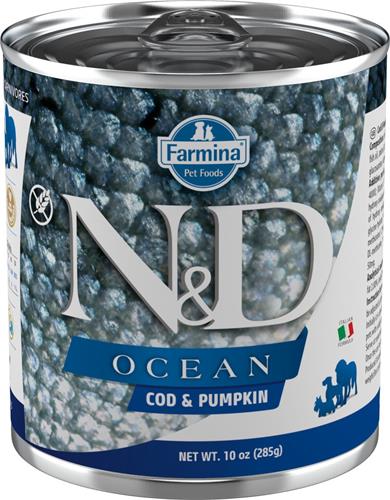 N&D OCEAN DOG Adult Codfish & Pumpkin 285g konzerva pro psy
