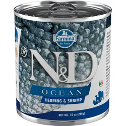 N&D OCEAN DOG Adult Herring & Shrimps 285g konzerva pro psy