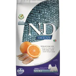 N&D OCEAN DOG Adult Mini Herring & Orange 2,5 kg granúl pre psy