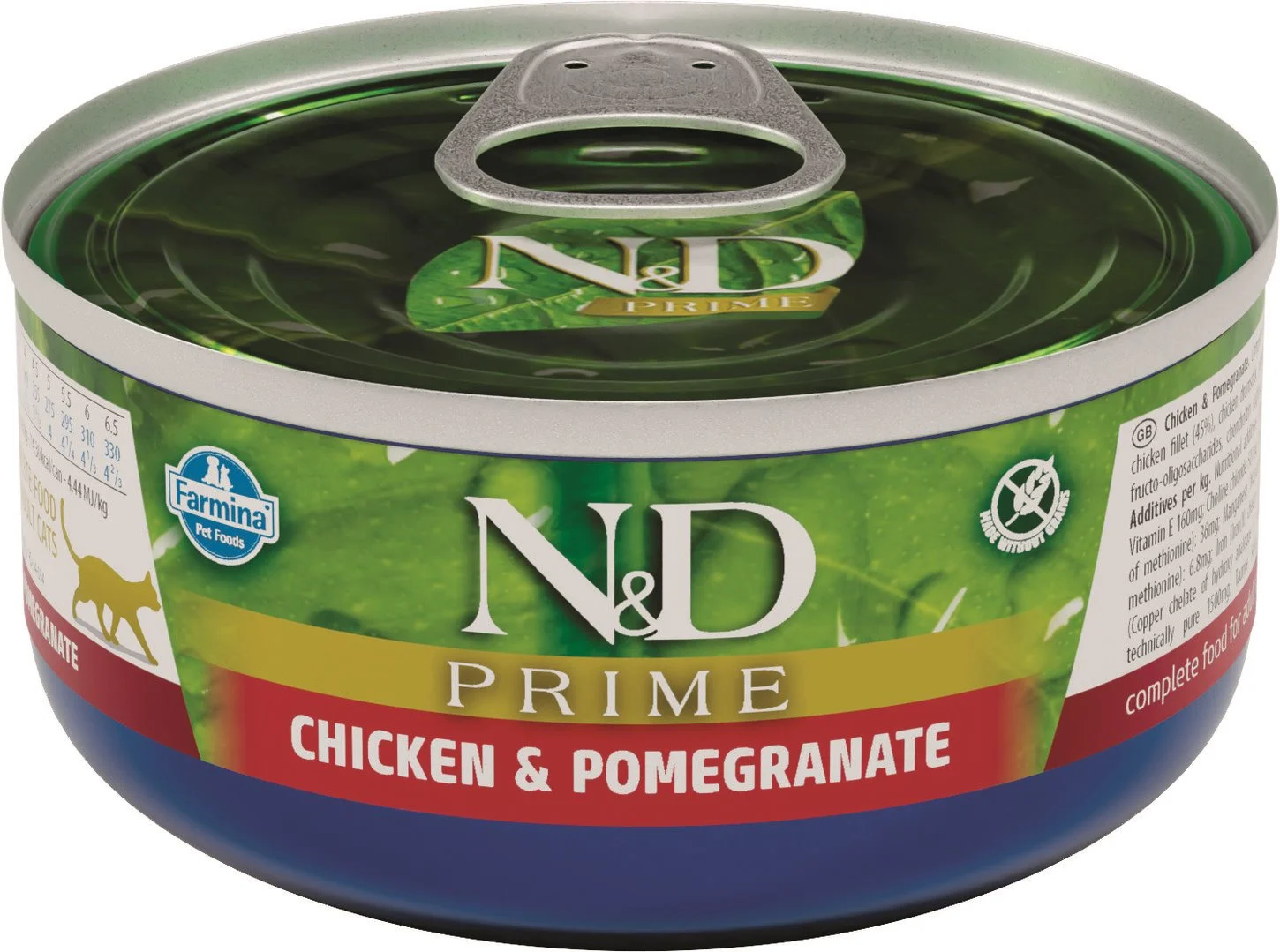 N&D PRIME CAT Adult Chicken & Pomegranate 70g konzerva pro kočky