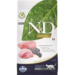 N&D PRIME CAT Adult Lamb & Blueberry 1,5kg granule pre mačky