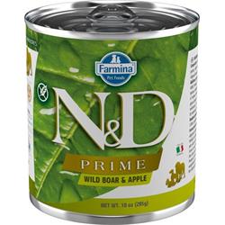 N&D PRIME DOG Adult Boar & Apple 285g konzerva pro psy