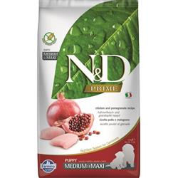 N&D PRIME DOG Puppy M/L Chicken & Pomegranate 2,5kg granule pro štěňata