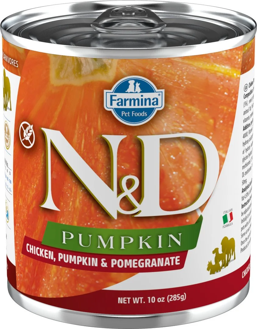 N&D PUMPKIN DOG Adult Chicken & Pomegranate 285g konzerva pro psy